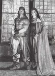 Arnold Swarzenegger & Sarah Douglas (Conan The Destroyer 198